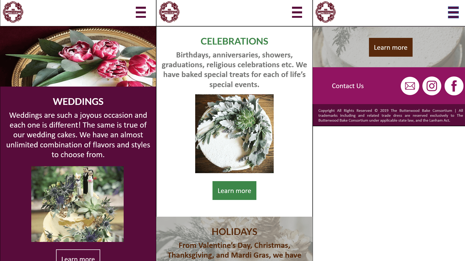 Web Dev Project - Bakery preview